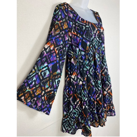 💫Socialite | Colorful Flirty and Fun Dress, Sz L - Picture 3 of 6